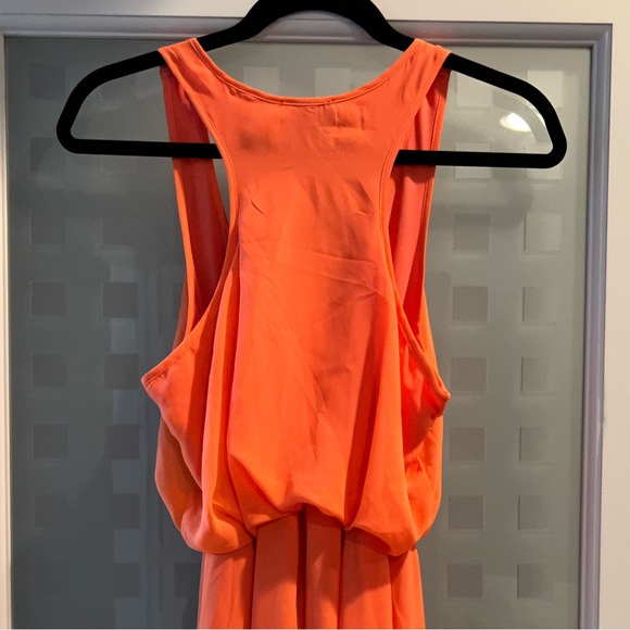 Maxi coral dress - Picture 3 of 4